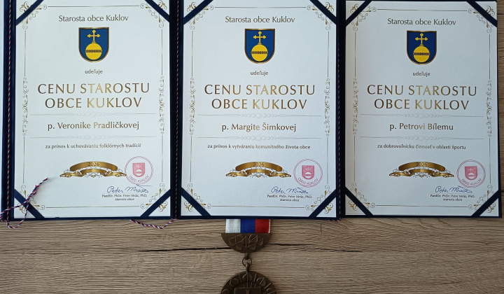 Zaujímavosti / Cena starostu obce za rok 2026 - foto