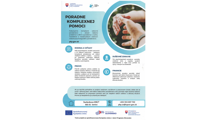 Fotka pre článok Poradne komplexnej pomoci