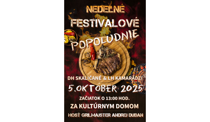 Fotka pre článok Výstava obrazov, Kúcanský festival jedla , Festivalové popoludnie